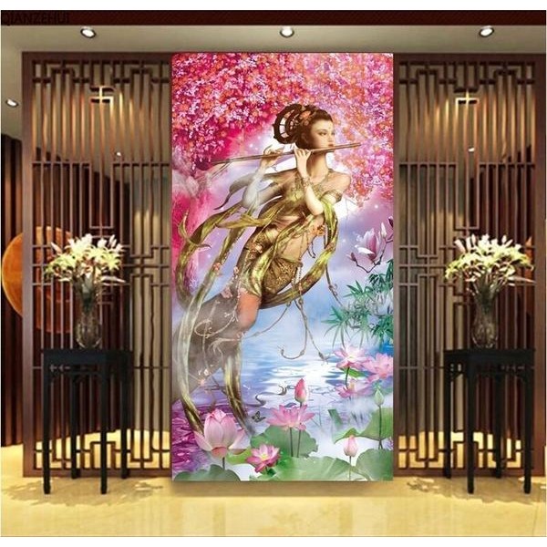 Fantasi elver fra 50x90cm