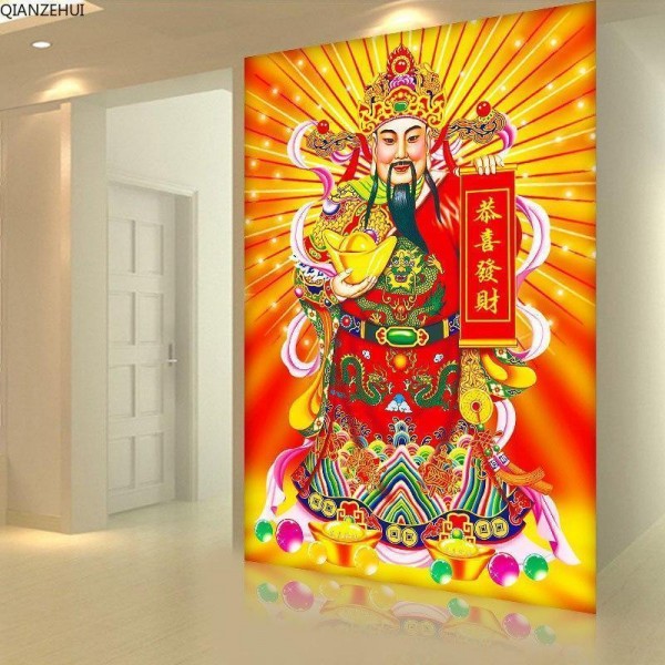 Kinesisk man från 50x70cm