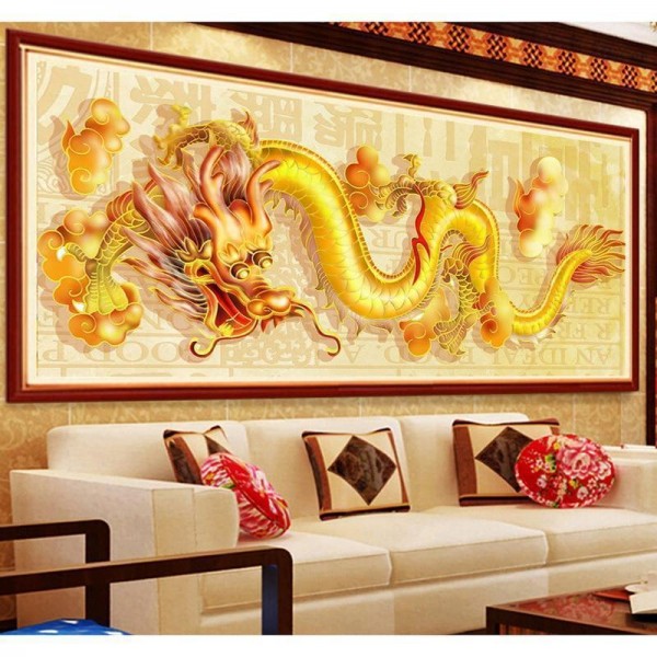 Kinesisk drake | 40x100cm