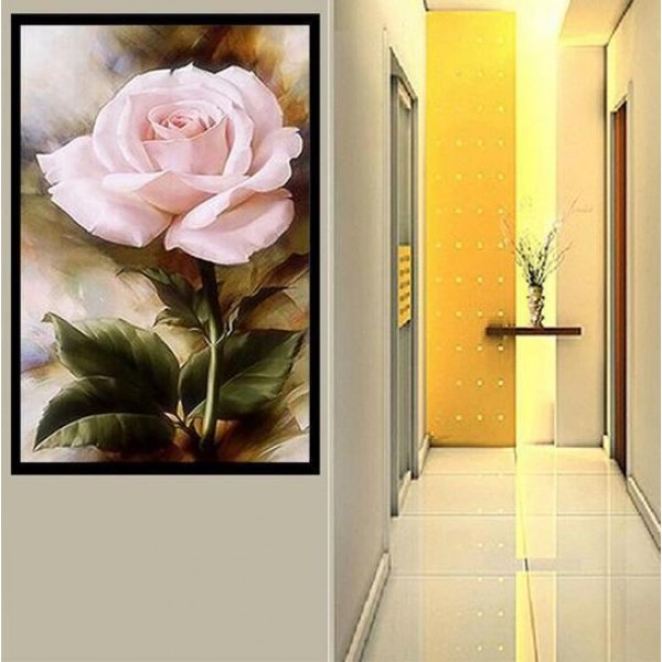 Rosa roser fra 50x70cm