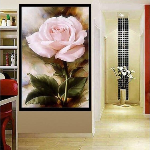 Rosa roser fra 50x70cm