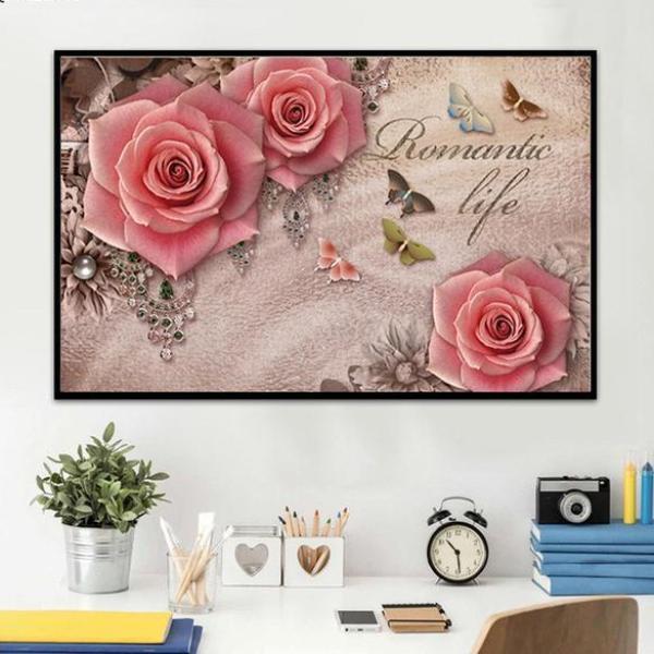 Romantisk liv fra 50x80cm