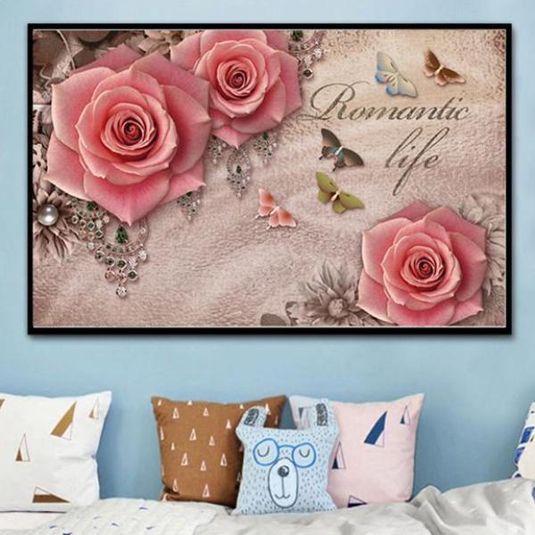 Romantisk liv fra 50x80cm