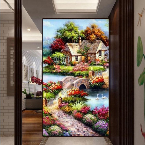 Koselig hus fra 50x100cm