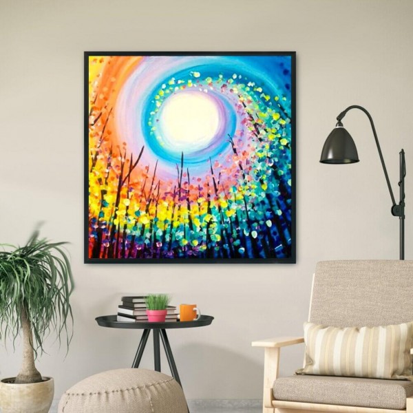 Farger på himmelen | 50x50cm