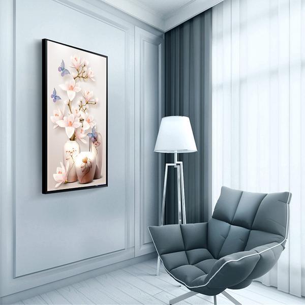 Vase med lotus fra 50x80cm