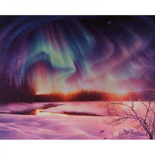 Magisk aurora borealis