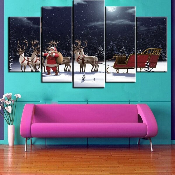 Tomten med sine reinsdyr | 5 deler