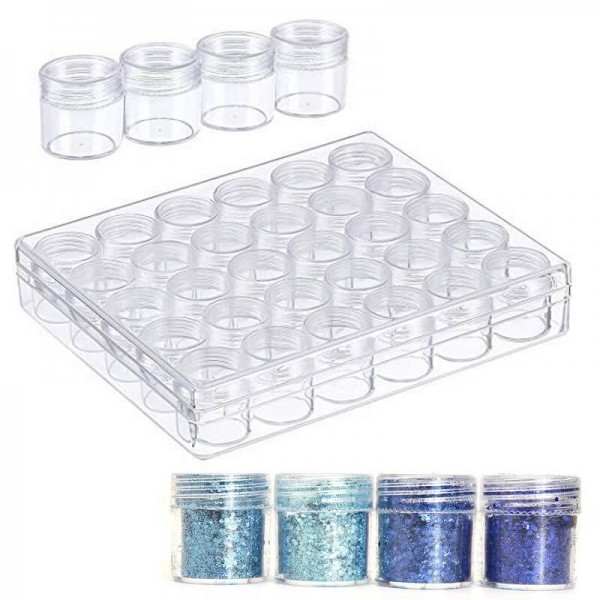 Gjennomsiktige sorteringsbøtter