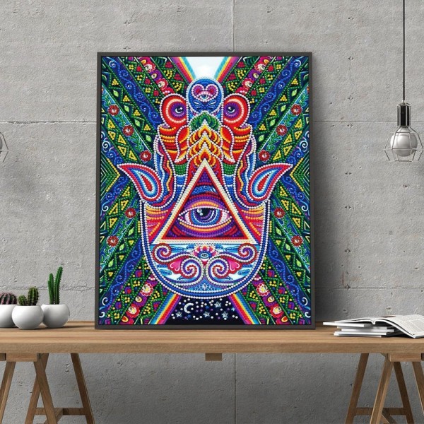 Fatimas hand | Selvlysende 30x40cm