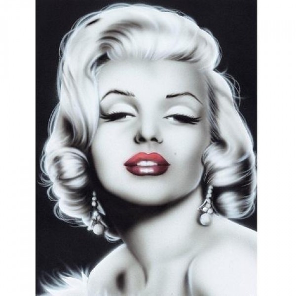 Marilyn Monroe svart hvit
