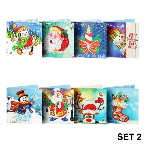 Julekort 9 | 15 x 15 cm | 8 st