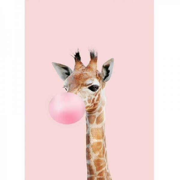 Baby giraffe|rosa