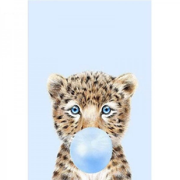 Baby leopard|blå