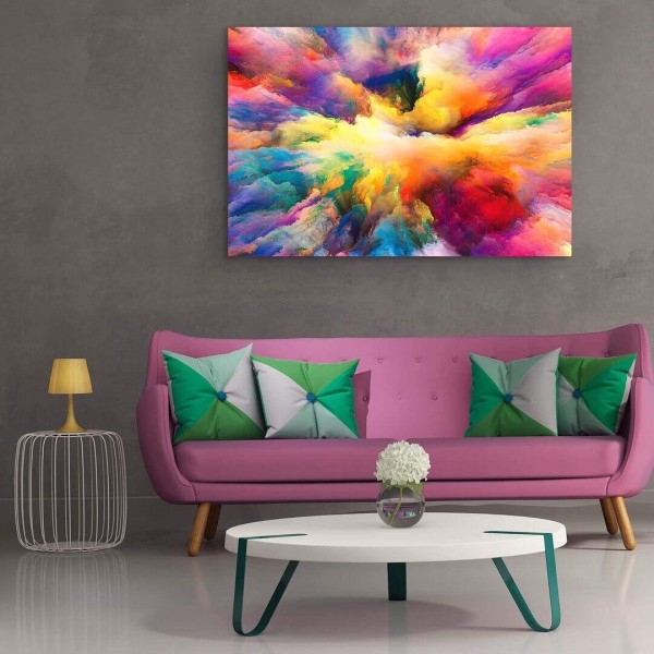 Abstrakte farger fra 50x80cm